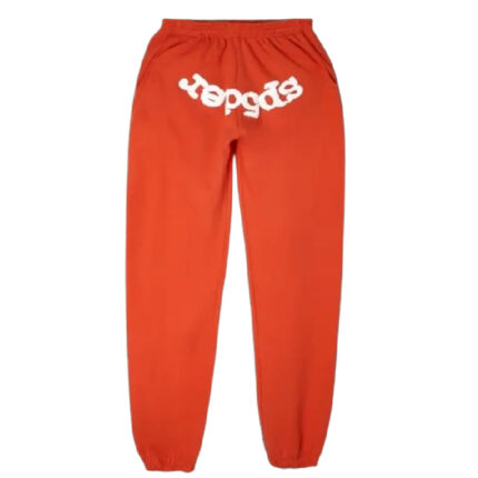 Orange Logo Spider Worldwide Sweatpant