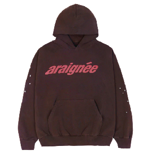 Spider Araignee Hoodie- Brown