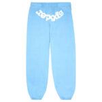 with Spider Web Sweatpants-Sky Blue