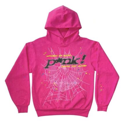 Spider Hoodie Pink