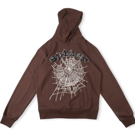 Spider Dark Brown Hoodie