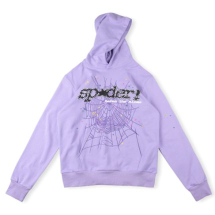 Sp5der Acai Purple Hoodie